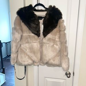 Boohoo Faux Fur Coat